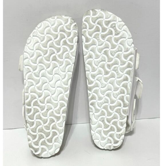 Birkenstock Milano Sandals White Birko-Flor Adjustable Straps Size 40 L 9 M7 - Picture 9 of 11